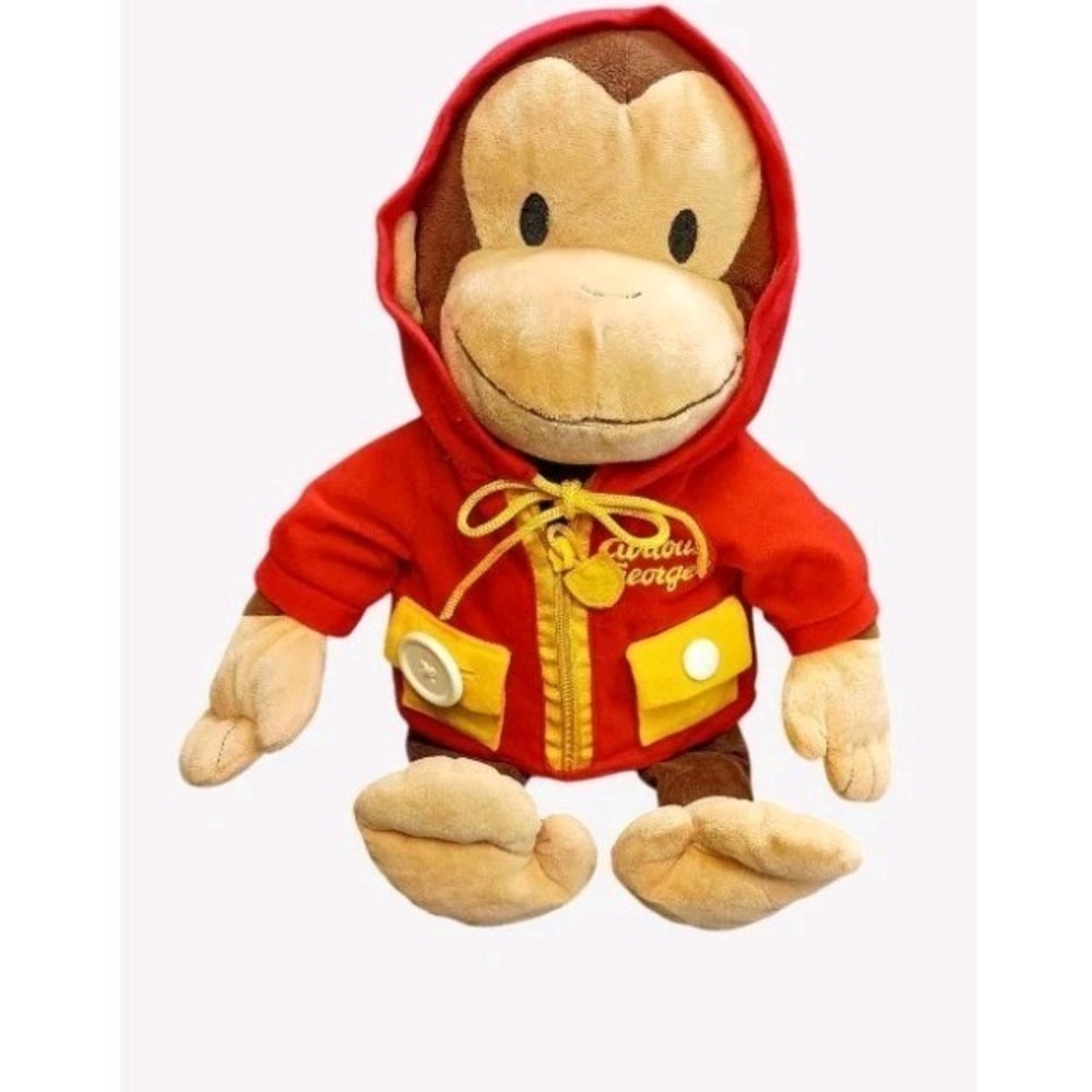 Curious George Learn to Dress Monkey Stuffed Animal Plush Toys